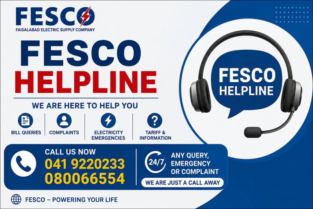 FESCO Helpline